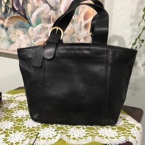 Vintage Coach mini tote bag